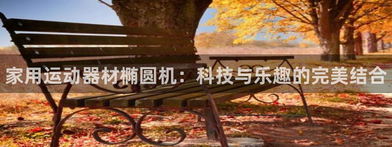 tp官方正版app集团官网首页网址:家用运动器材椭圆机:科技